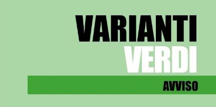 AVVISO - VARIANTI VERDI